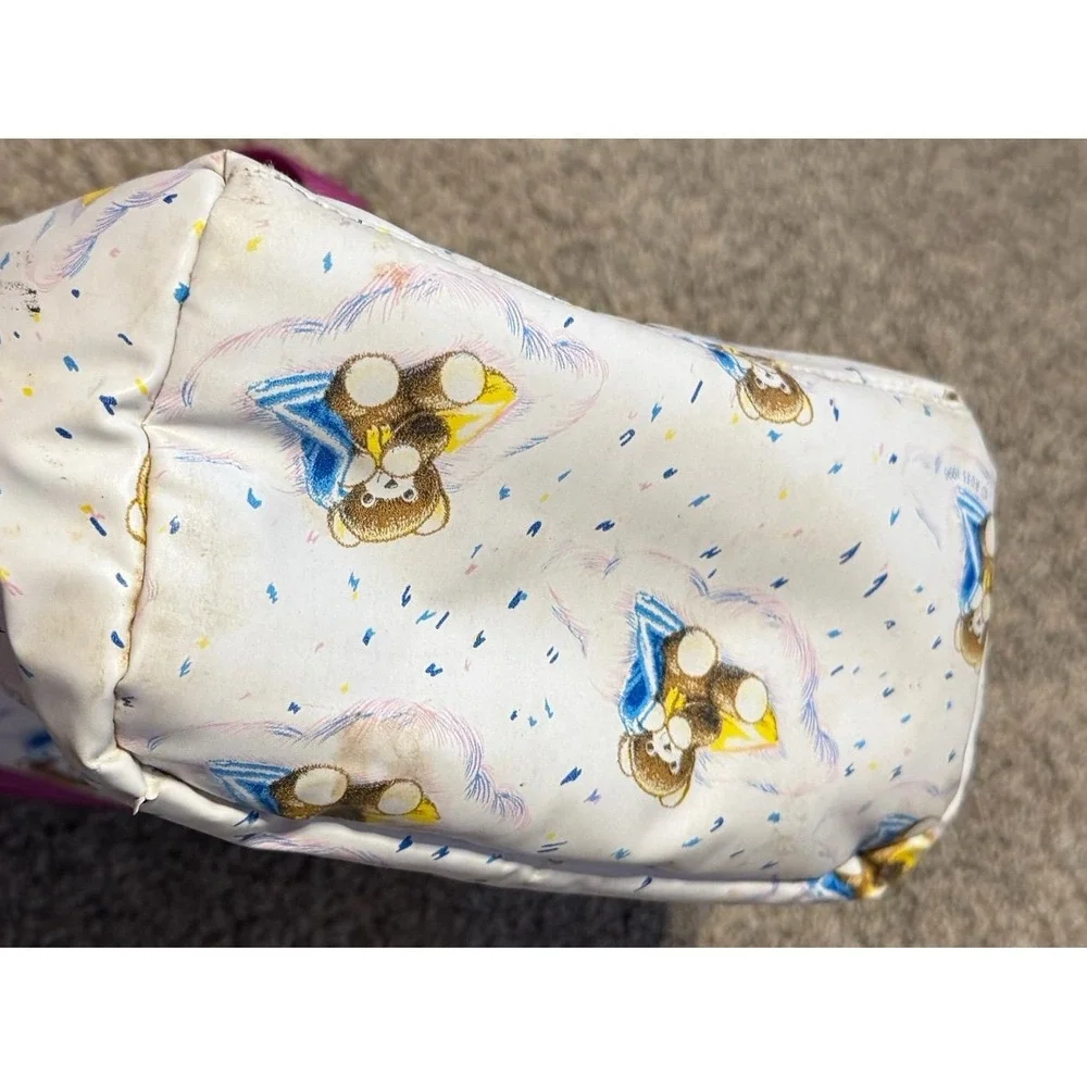 Vintage Ross 90s Teddy Bear Insulated Diaper Bag Kids Cooler Strap 1996